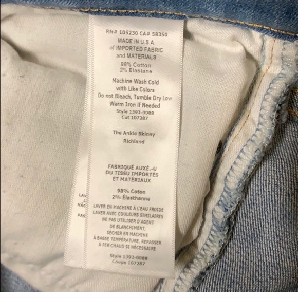 Current Elliot Skinny Jeans Size 26 - Picture 10 of 11